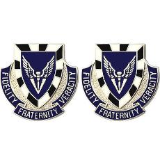 113th Aviation Battalion Unit Crest (Fidelity Fraternity Veracity)